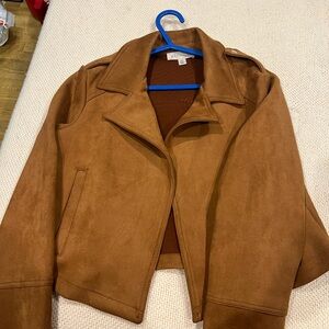 Philosophy Brown Suede Women's Blazer